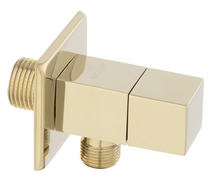 Dekoratīvais stūra vārsts Ferro quadro Z293-G, stūra, ūdens patēriņa regulēšanai, 1/2'' - 3/8'', g1/2"