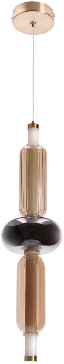 Светильник потолочный Candellux Lighting Kelly 31-54531, LED, 2700 °К, 1 x 8 Вт, янтарный цв. / золотой цв.