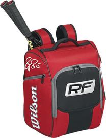 Teniso kuprinė Wilson Federer Elite, juoda sp./raudona sp.