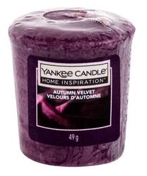 Žvakė, aromatinė Yankee Candle Autumn Velvet, 15 h, 49 g, violetinė sp.