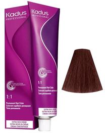 Matu krāsa Kadus Professional Permanent Color, light brunette brown copper krās., 5/74, 60 ml