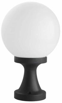 Brīvi stāvošs āra gaismeklis Su-Ma Kule Classic II, 60W, E27, IP44, melna krās., 20 cm x 36 cm