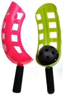 Игра для улицы Eddy Toys, 25 см, зеленый цв./розовый цв.