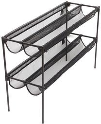 Batų lentyna Umbra Shoesling, juoda, 52 cm x 58 cm x 92 cm