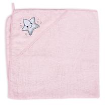 Laste rätik Ceba Baby Hooded Star, roosa v., 100 cm x 100 cm