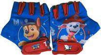 Велосипедные перчатки детские Volare Paw Patrol, синий цв./красный цв.