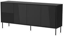 Komoda Cama Meble Abi 301261, juoda sp., 88 cm x 200 cm x 45 cm