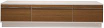 ТВ стол Kalune Design Elite 160-BC, белый цв./ореховый цв., 160 см x 40 см x 46 см