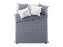 Lovatiesė Room99 Bueno, pilka, 220 cm x 200 cm