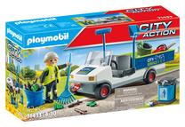 Konstruktorius Playmobil City Action Gatvės Valytojas su Elektros Transportu 71433