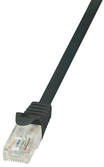 Laidas Logilink CAT 5e U/UTP RJ-45 8P8C, RJ-45 8P8C, 2 m, juoda sp.