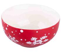Bļoda Altom Merry Christmas ALT1010052274, balta krās./sarkana krās., 13 cm, 0.4 l