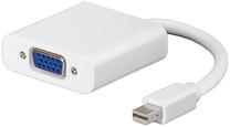 Adapteris MicroConnect Mini DisplayPort to VGA Mini Display port male, VGA Female, 0.15 m, balta krās.