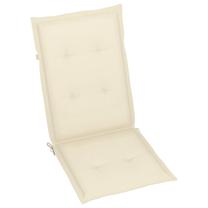 Kėdžių pagalvėlė VLX Garden Chair Cushions 43182, kreminė sp., 120 cm x 50 cm, 4 vnt.