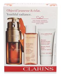 Veido priežiūros priemonių rinkinys Clarins Youthful Radiance, 95 ml