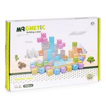 Magnetinis konstruktorius Building Cubes, 112 vnt., įvairių spalvų