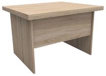 Stalas išskleidžiamas, ąžuolo/ruda, 75 - 150 cm x 65 cm x 50 - 76 cm