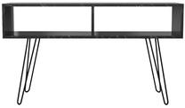 ТВ стол Kalune Design Alya, черный цв., 120 см x 29.5 см x 68.1 см