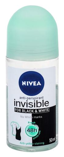 Dezodorants sievietēm Nivea Black & White Invisible, 50 ml