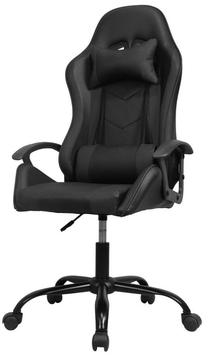 Prekė su pažeista pakuote. Darbo kėdė Happygame 6911, 59 x 47 x 116 - 126 cm, juoda sp.