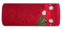 Kalėdinis rankšluostis R203-20, raudona sp., 140 cm x 70 cm
