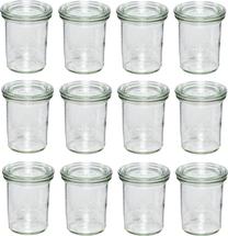 Toidu säilitamise konteinerite komplekt Jata Weck, 0.160 l, läbipaistev v.