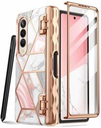 Telefona vāciņš Supcase Cosmo Pen, zelta krās./rozā krās./pelēka krās., Samsung