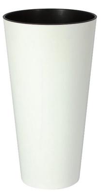 Gėlių vazonas Prosperplast, plastikinis, Ø 40 cm, balta sp.