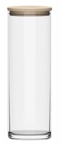 Lielapjoma produktu konteiners Trend Glass Eco THK-077154, 1.83 l, caurspīdīga krās./brūna krās.