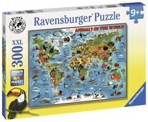 Dėlionė Ravensburger Animals of the World 132577, 49 cm x 36 cm, 300 vnt., įvairių spalvų