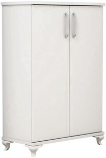 Batų spintelė Kalune Design Asta, balta sp., 32.5 cm x 72 cm x 100 cm