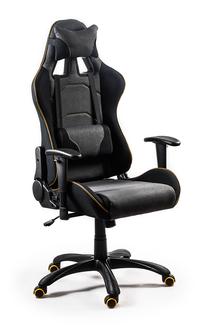 Spēļu krēsls Evolve Gaming Pro, melna krās./oranža krās./pelēka krās.