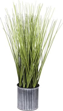 Dirbtinis augalas vazone, žolė Splendid Onion Grass, žalia sp., 45 cm