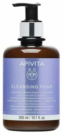 Очищающая пенка для лица Apivita Cleansing, 300 мл
