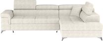 Kampinė sofa Eridano, smėlio sp., 202 x 275 cm x 88 cm