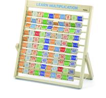 Attīstoša rotaļlieta VIGA Learning Multiplication, balta krās./daudzkrāsaina
