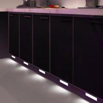 Šviestuvas montuojamas prie baldų ActiveJet LED Lamp, 1 x 1.8 W, sidabro sp.