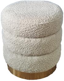 Pufas Home4you Lauren 87679, balta sp., 35 cm x 35 cm x 38 cm