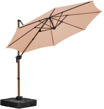 Sodo skėtis Mirpol Roma S without Base Weights, 300 cm, šviesiai ruda sp.