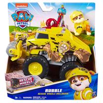 Игрушечный бульдозер Paw Patrol Rescue Wheels Buldozeris 6069304, желтый цв.
