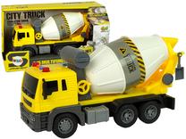 Žaislinis betonvežis Lean Toys City Truck, geltona sp.