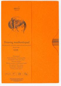 Piešimo popierius Smiltainis Authenticpad, A4, 200 g/m², balta sp., 29.7 cm x 21 cm, 40 lapų vnt.