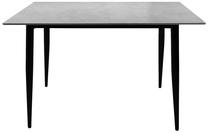Valgomojo stalas Venezia, juoda sp./pilka sp., 120 cm x 70 cm x 75 cm