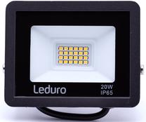Prožektor ilma liikumisandurita, seinakinnitus LEDURO Pro 20 46521, 20 W, 1850 lm, 4500 °K, IP65, must v.