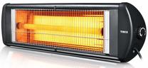 Infraraudonųjų spindulių šildytuvas Kumtel Ecoray EX-25, 2.5 kW, Juoda sp.