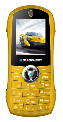 Кнопочный телефон Blaupunkt Car, 32 MB, желтый цв.