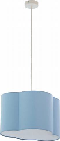 Valgusti rippuv TK Lighting Cloud 6077, E27, 1 x 15 W, sinine v. / valge v.