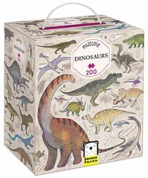 Пазл Bananapanda Puzzlove Dinosaurs, 68 см x 48 см, 200 шт., многоцветный