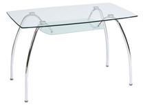 Stalas Modern Arachne And OP, skaidri sp./chromo sp., 120 cm x 70 cm x 74 cm