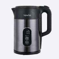 Prekė su pažeista pakuote. Elektrinis virdulys Lovio LVSEK001, 1.5 l, sidabro sp./juoda sp.